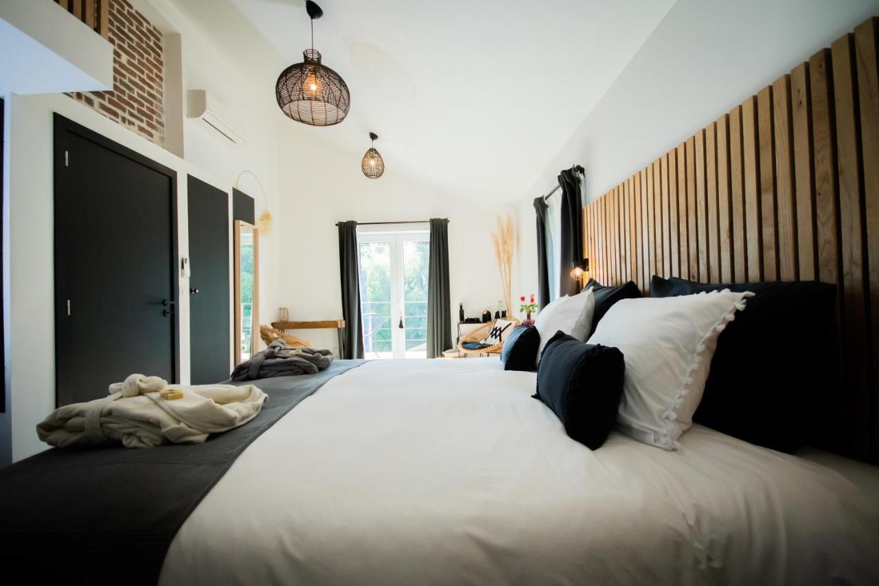 Au Calme De Hosdent Bed & Breakfast Braives Dış mekan fotoğraf