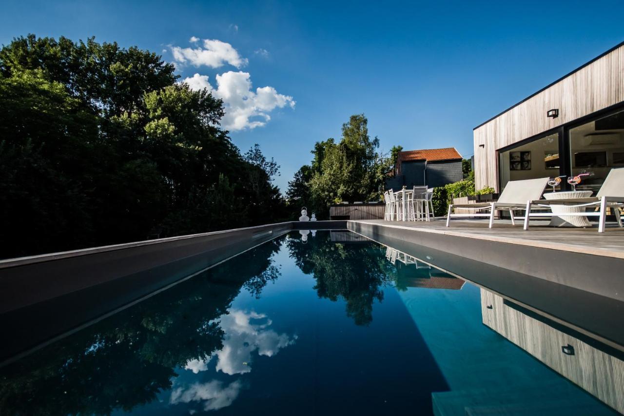 Au Calme De Hosdent Bed & Breakfast Braives Dış mekan fotoğraf