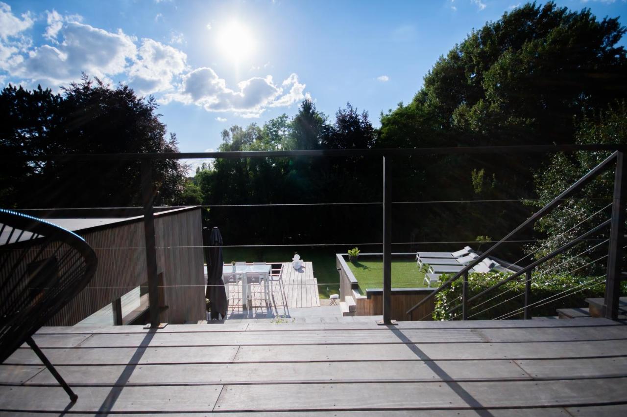 Au Calme De Hosdent Bed & Breakfast Braives Dış mekan fotoğraf