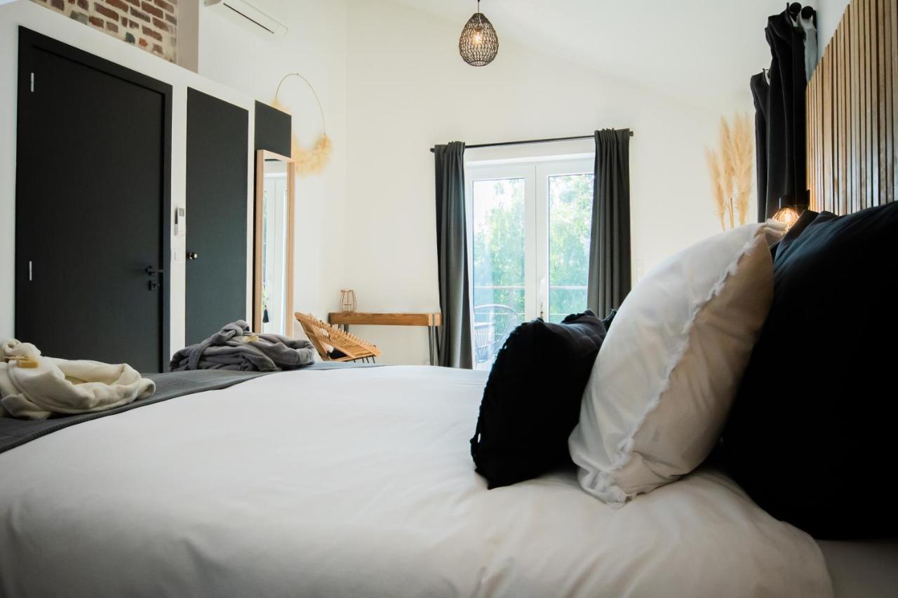 Au Calme De Hosdent Bed & Breakfast Braives Dış mekan fotoğraf
