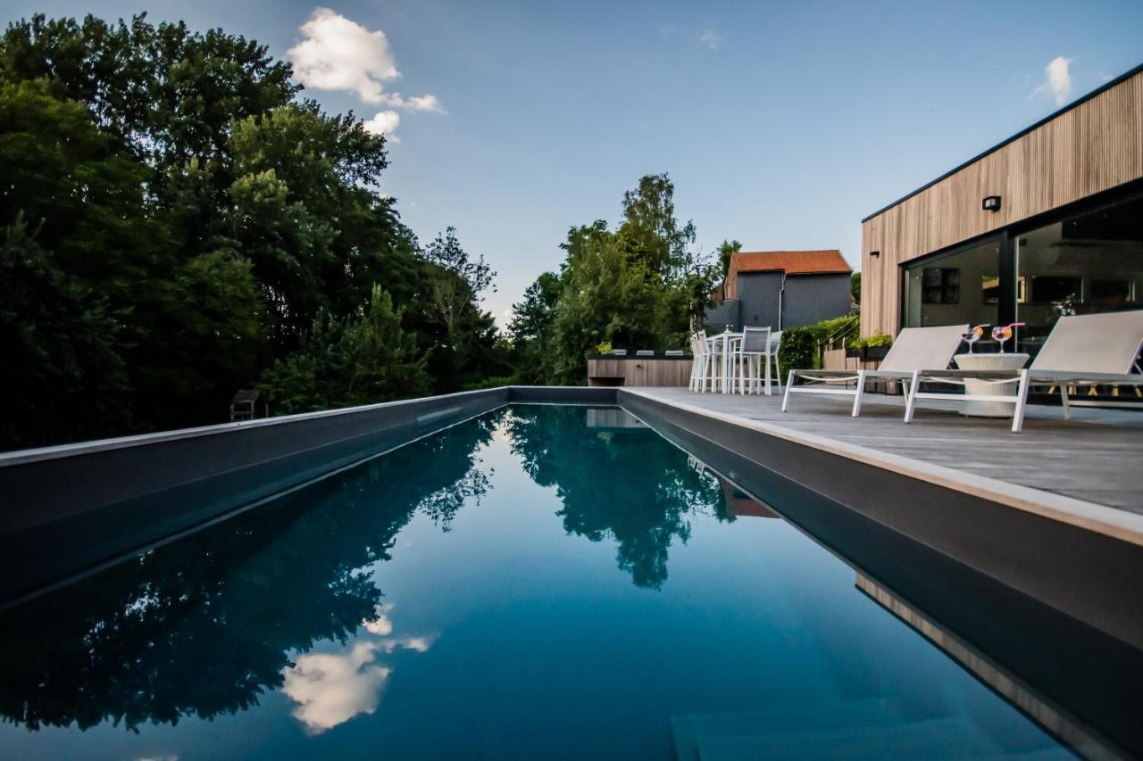 Au Calme De Hosdent Bed & Breakfast Braives Dış mekan fotoğraf